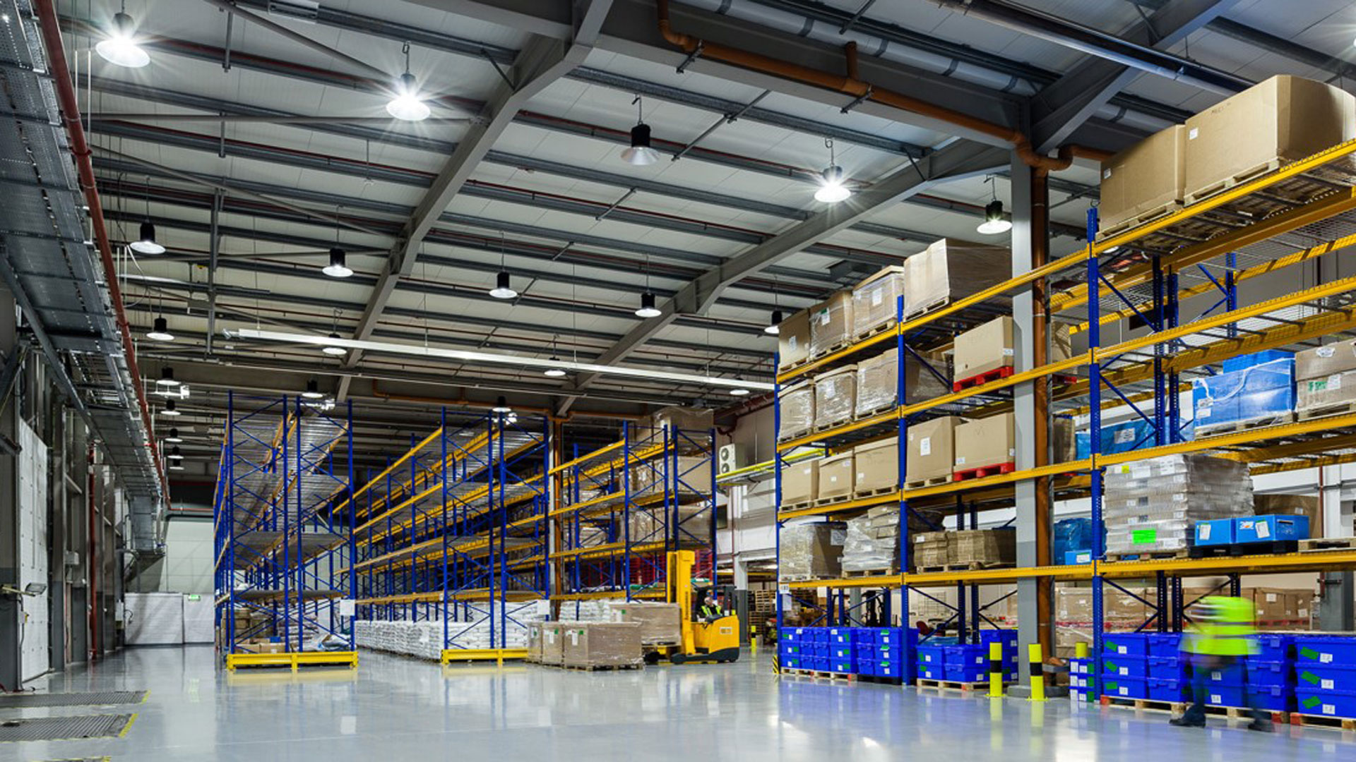 Modern warehouse operations showcasing Venndove’s Logistics and Supply Chain Managed Services, ensuring efficient inventory and distribution management.